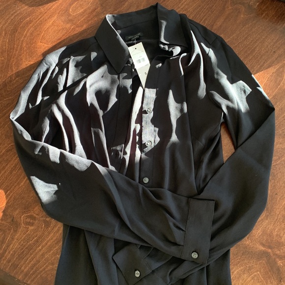 NBW Black Button-down Ann Taylor Size S - Picture 2 of 4